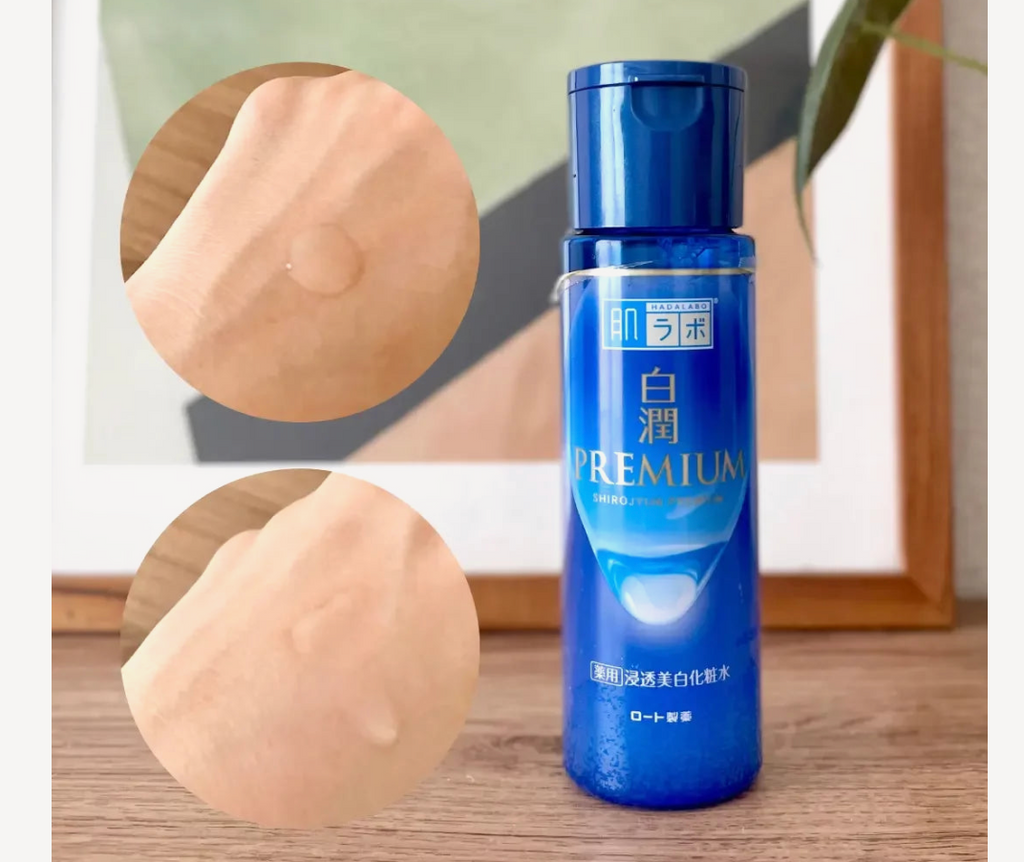 Hada Labo Shirojyun Premium Whitening Lotion (Blue Bottle)
