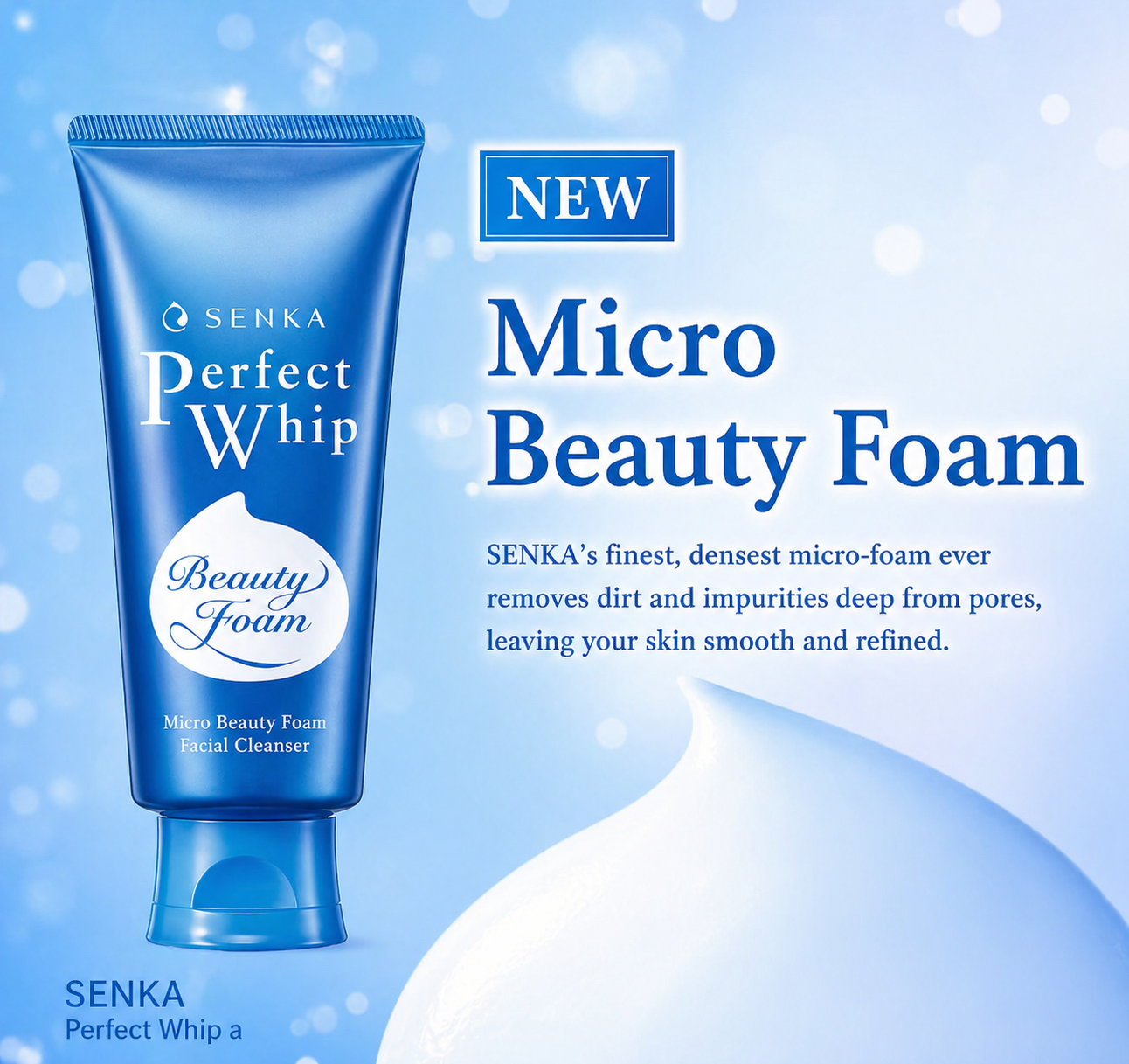 SENKA Shiseido Perfect Whip Beauty Foam