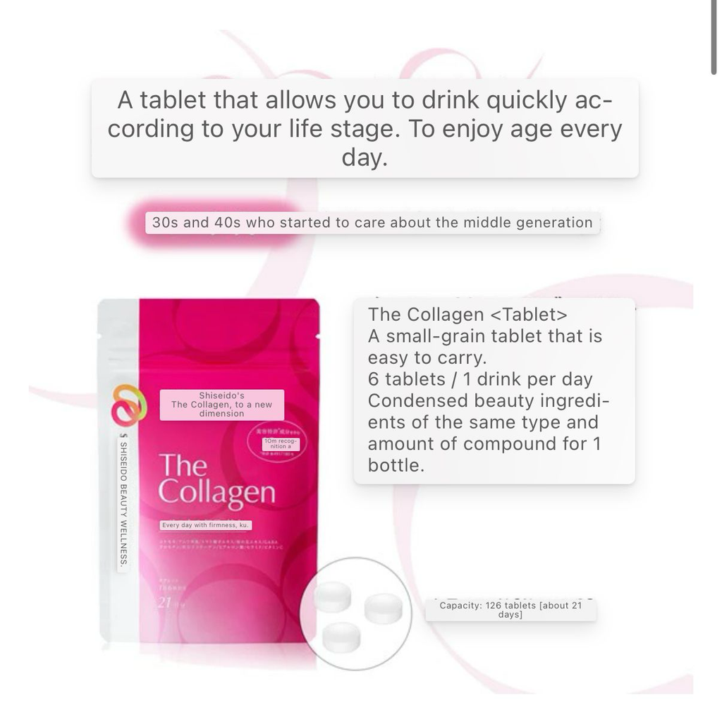 Shiseido The Collagen Tablets (Beauty Supplement)
