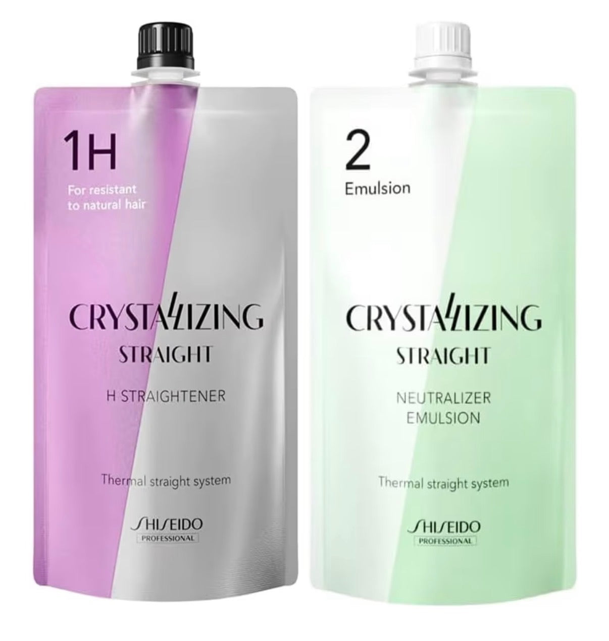 Shiseido Crystallizing Straight H1 + 2 (Professional Hair Straightening System)