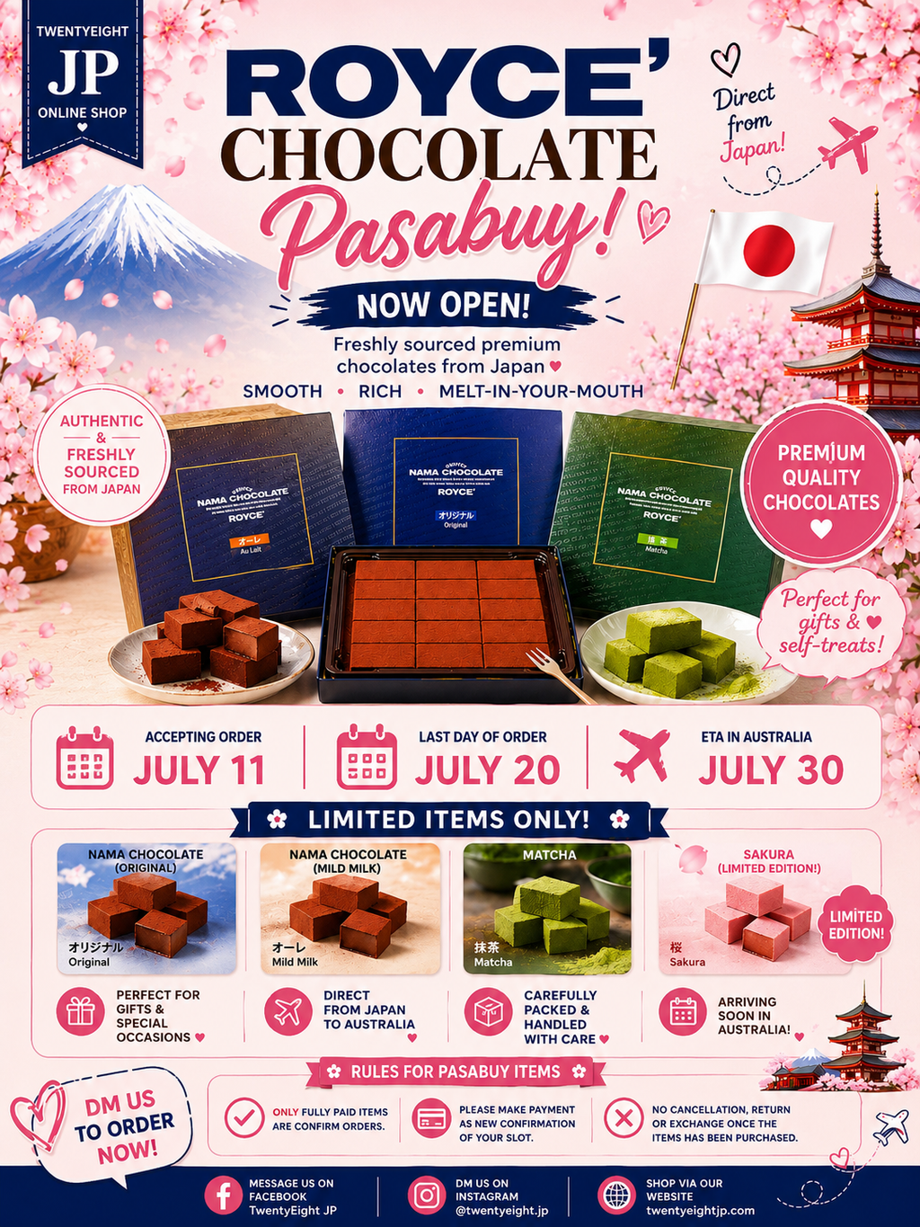 Japan Pasabuy Royce Chocolate